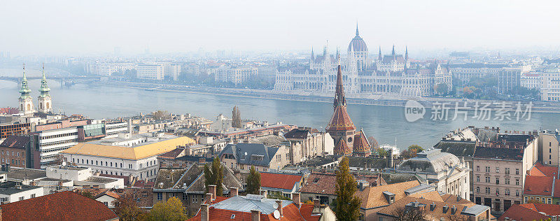 布达佩斯匈牙利天际线- XXL全景